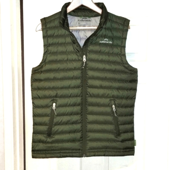 NWOT  Premium Kathmandu 550 Duck Down Vest Beautiful dark green (XS) - Picture 4 of 9